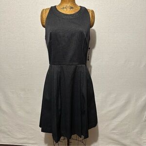 NWT New York & Co Size 14 Elegant Black Sleeveless Dress